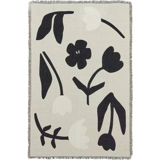 Broste Copenhagen Rosita Plaid 130x180 Cm - Plaider & Tæpper Bomuld Sort - 70030216