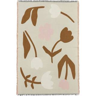 Broste Copenhagen Rosita Plaid 130x180 Cm - Plaider & Tæpper Bomuld Brun - 70030215