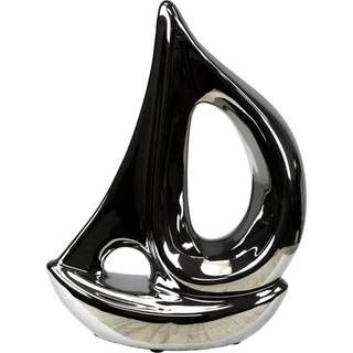 Keramisk sejlb?dindretning 6 """" X 2,75 """" X 8.25 """" S?lv