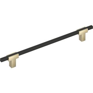 Amerock Urbanite 8-13/16 tommer (224 mm) Center-to-Center gylden champagne/mat sort kabinettr?k BP77822BBZMB