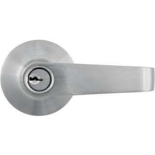 Brinks Commercial - Let pligt Keyed Door Entry Lever Satin Chrome finish - opfylder ANSI Grade 2 -standarder og er ADA -kompatibel