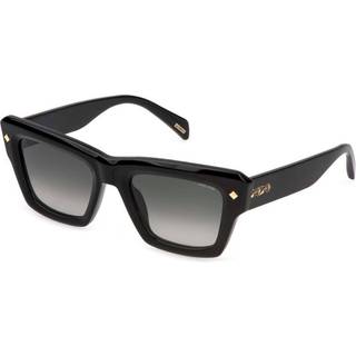 Police Kvinde SPLP48 NEW DAWN 2 700 Solbriller Acetat Sort Røg Firkantet Normal Skygge