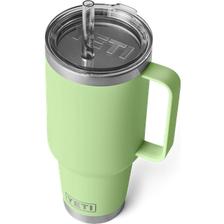 Yeti rambler 42 oz halm krus vakuum isoleret rustfrit st?l n?gle kalk