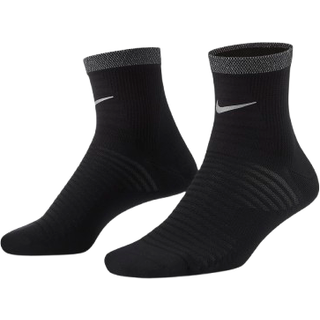 Nike Spark Lightweight Ankle Running Socks - Black, Size 5-6.5 - black
