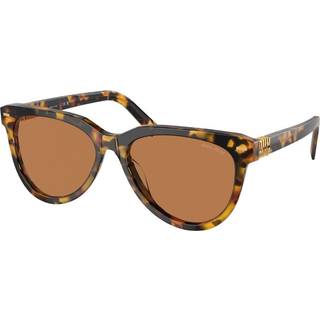 Miu Miu MU12ZSF Asian Fit VAU01T 56 Solbriller Kvinder Tortoiseshell - Honey Yellow Tortoise - 56mm