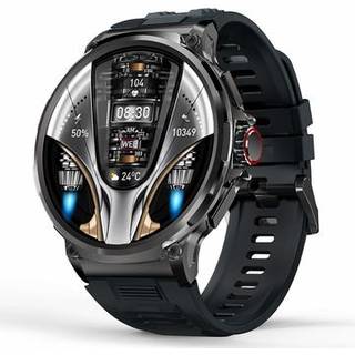 V69 vandtæt smartwatch med pulsmåling - sort