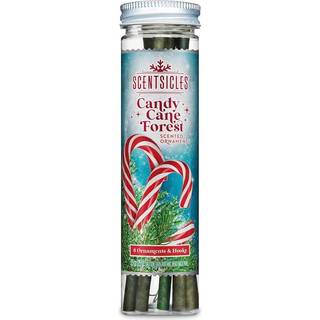 Scentsicle Candy Cane Forest Duftende julepynt med kroge - 1 flaske (6 pinde i alt)
