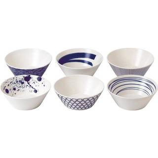 Royal Doulton Pacific skål blå 6 dele 16 cm