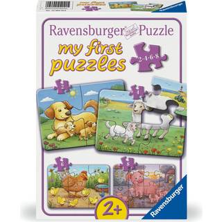 Ravensburger My First Puzzles Puslespil Bondegårdsdyr 4-i-1