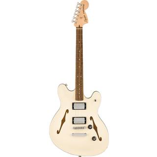 Fender Squier Affinity Series Starcaster Deluxe LRL Olympic White Halvakustisk guitar