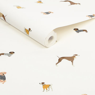Joules Wallpaper Harbour Dogs 118560