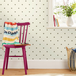 Joules Wallpaper Botanical Bee 118544