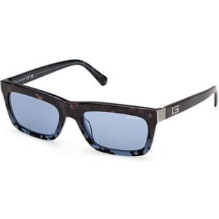 Guess Mand GU00212 92V Solbriller Acetat Blå Blå Firkantet Normal