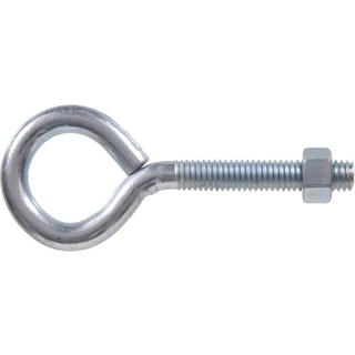 Hillman Group 512 Eyebolts med nødder 5/32 x 1 5/8-tommer 15-pakke zink