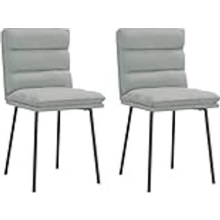 Spisebordsstole Velour - 2 / Lysegrå