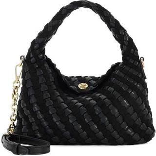 Dune London Dune London Black Dinkydeliberate Mini Woven Slouch Crossbody Bag