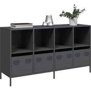 Skænk 101,5X39X73,5 Cm Koldvalset Stål - 135 cm / Antracitgrå