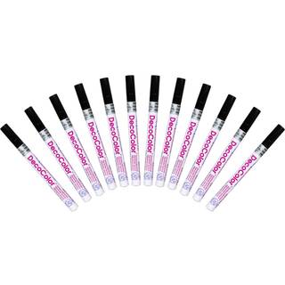 Uchida of America Pen fin tip maling mark?r sort 12 stykke