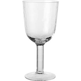 Broste Copenhagen Hammered rødvinsglas 40 cl Klar
