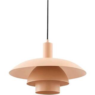 Lindby hængelampe Elorri, beige, Ø 38 cm, metal