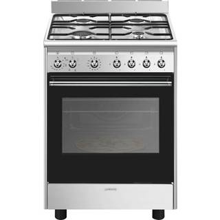 SMEG CX60GMNO Gaskomfur Rustfrit stål
