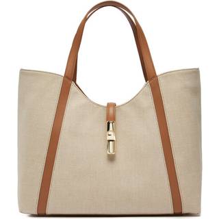 Furla Goccia XL Shopper taske beige/brun