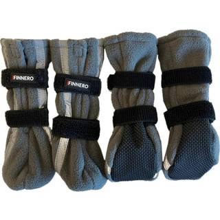 Halla Reflex Hundesko 4-pak Grå - XS