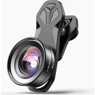 Apexel Mobiltelefon Linsekit 2-i-1 Linsekit 120° Vidvinkel 10X Makrolinse