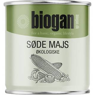 Søde majs på dåse, økologisk