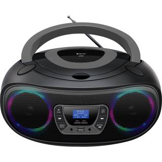 DENVER TDB-212GR - Grey - DAB+ Boombox with Bluetooth & CD Player