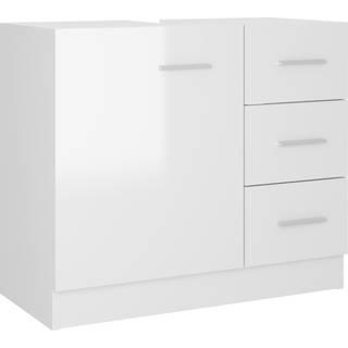 underskab 63x30x54 cm konstrueret træ hvid højglans