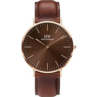 Daniel Wellington DW Watch Classic St Mawes Amber Rose Gold 40mm