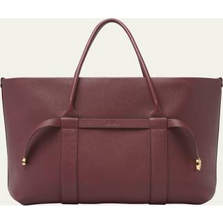 Loro Piana Ghiera Large leather shopper - burgundy - One Size