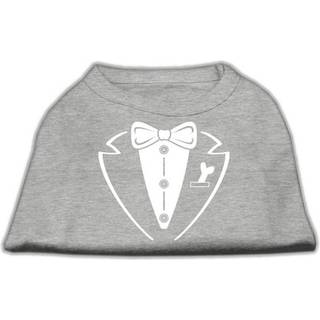 Tuxedo skärmtryck skjorta grå xl