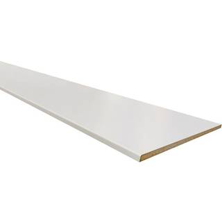 Wallmann Prof bordplade, hvid laminat, 4100 x 635 x 28 mm