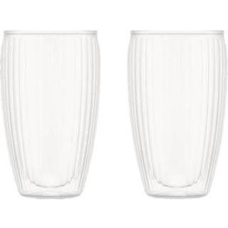 Bodum Pavina dobbeltvægget glas 45 cl 2-pak Klar