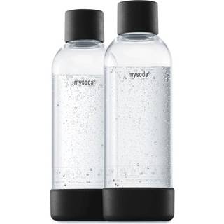 MySoda Woody flaske sort 2 stk. 1 liter