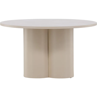 Olivia sofabord Ø80cm beige.