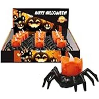 Edderkop lysestage med led lys