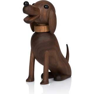 Lucie Kaas, Buster, mørk hund, træfigur