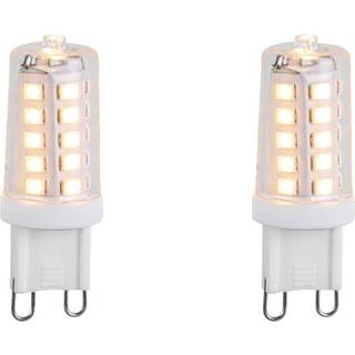 Sæt med 2 dæmpbare G9 LED-pærer 3W 250lm 3000K