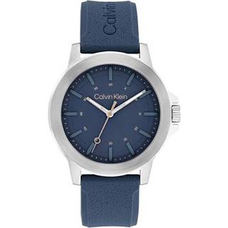Bold Dial Silicone Strap Watch - Blue - One Size