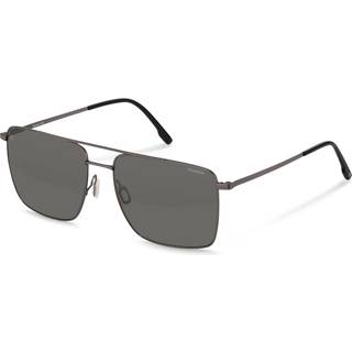 Rodenstock R1448 A445 59 Solbriller Mænd Grå - Black - 59mm