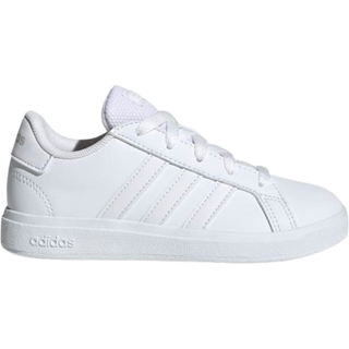 Grand Court Lifestyle Tennis Lace-Up sko - Cloud White / Cloud White / Grey One - 37 1/3