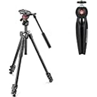 Manfrotto 290 light with fluid video head + Pixi