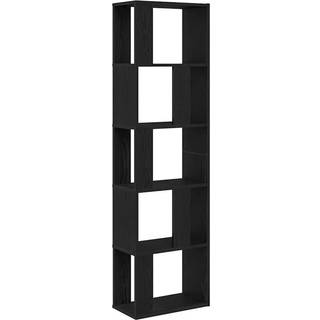 Bogreol/Rumdeler 45X24X159 Cm Konstrueret Træ - Sort eg