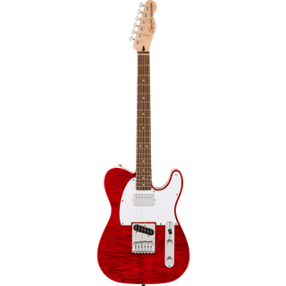 Fender Squier Affinity Series Telecaster FMT SH LRL Crimson Red Transparent Elektrisk guitar