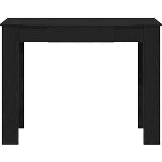 Skrivebord 100X45X75 Cm Konstrueret Træ - Sort