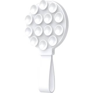 Silikone Sugekop Mobilholder m. Strop- MagSafe Kompatibel - Hvid