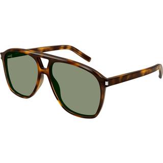 SAINT LAURENT Kvinde SL 596 DUNE 002 Solbriller Acetat Havana Grøn Pilot
